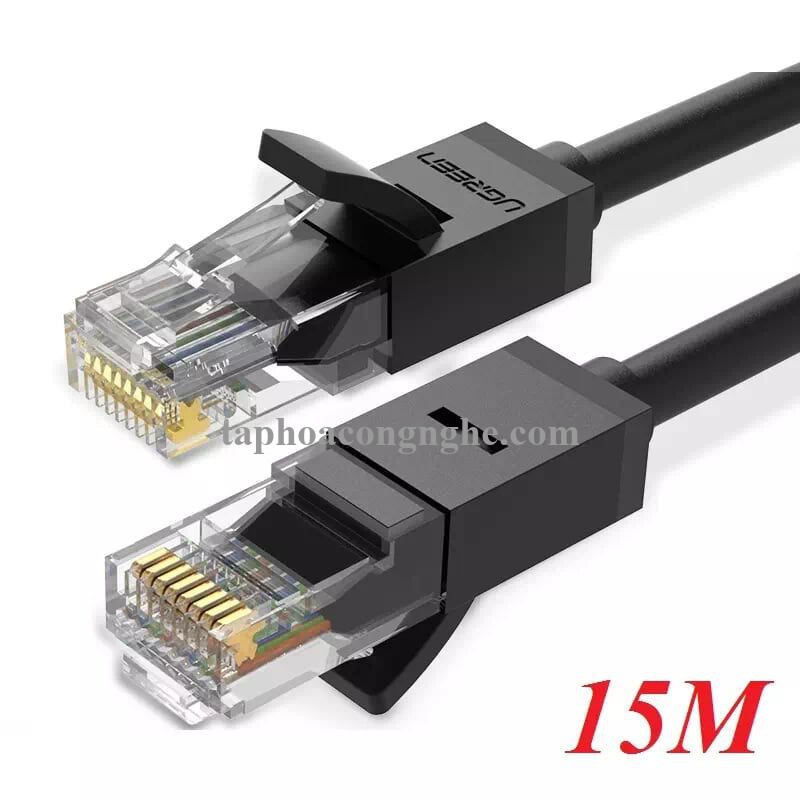 Ugreen 20165 15M màu Đen Cáp mạng LAN CAT6 UTP NW102 30020165